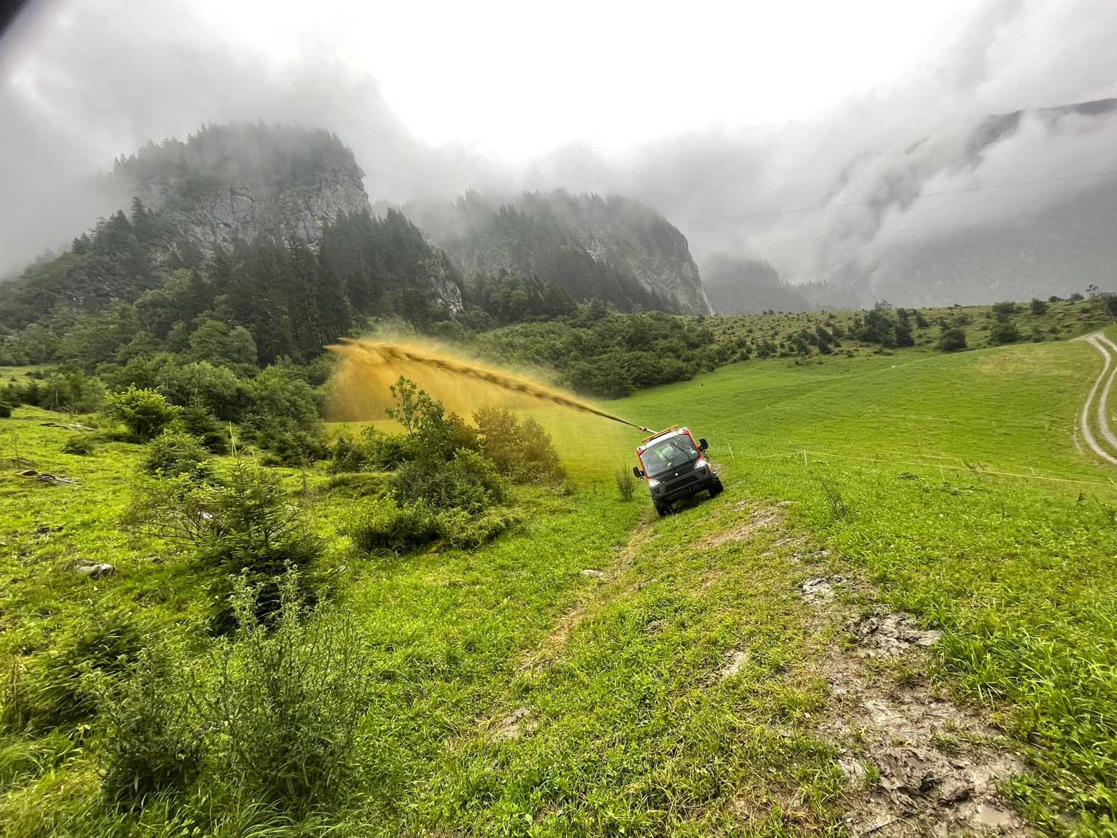 Schleppa Mit Hochdruckfass Für Gülle
